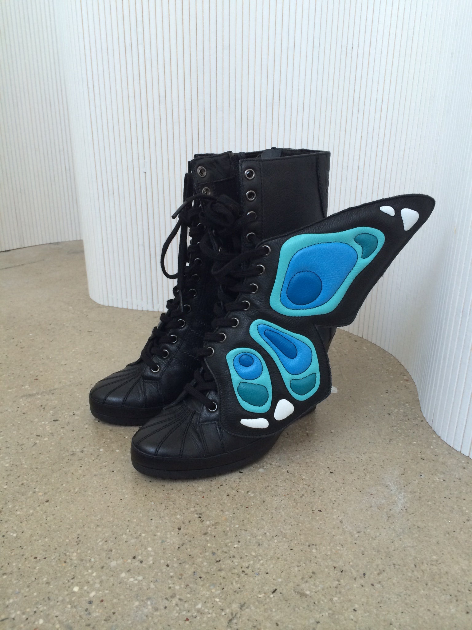 jeremy scott adidas fw 2012 butterfly wedge sneakers size 7