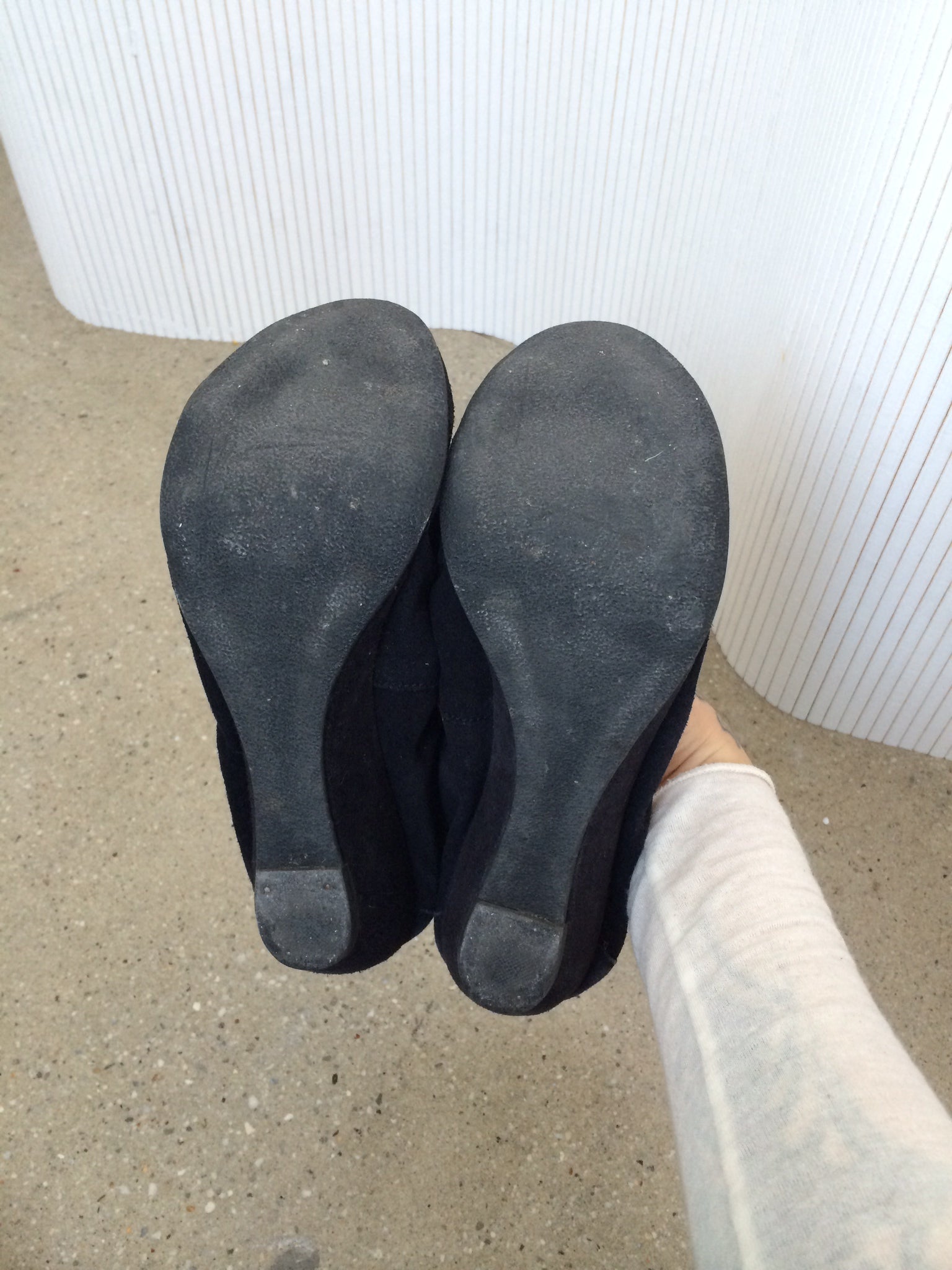 vintage angel wing ballet flats size 37