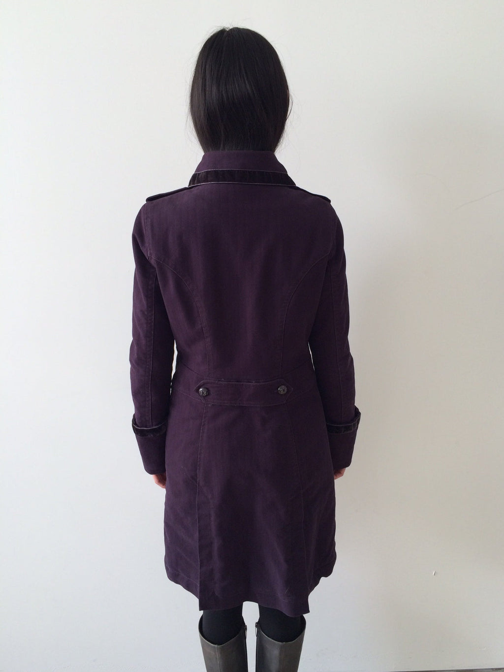 mid length military/band style coat
