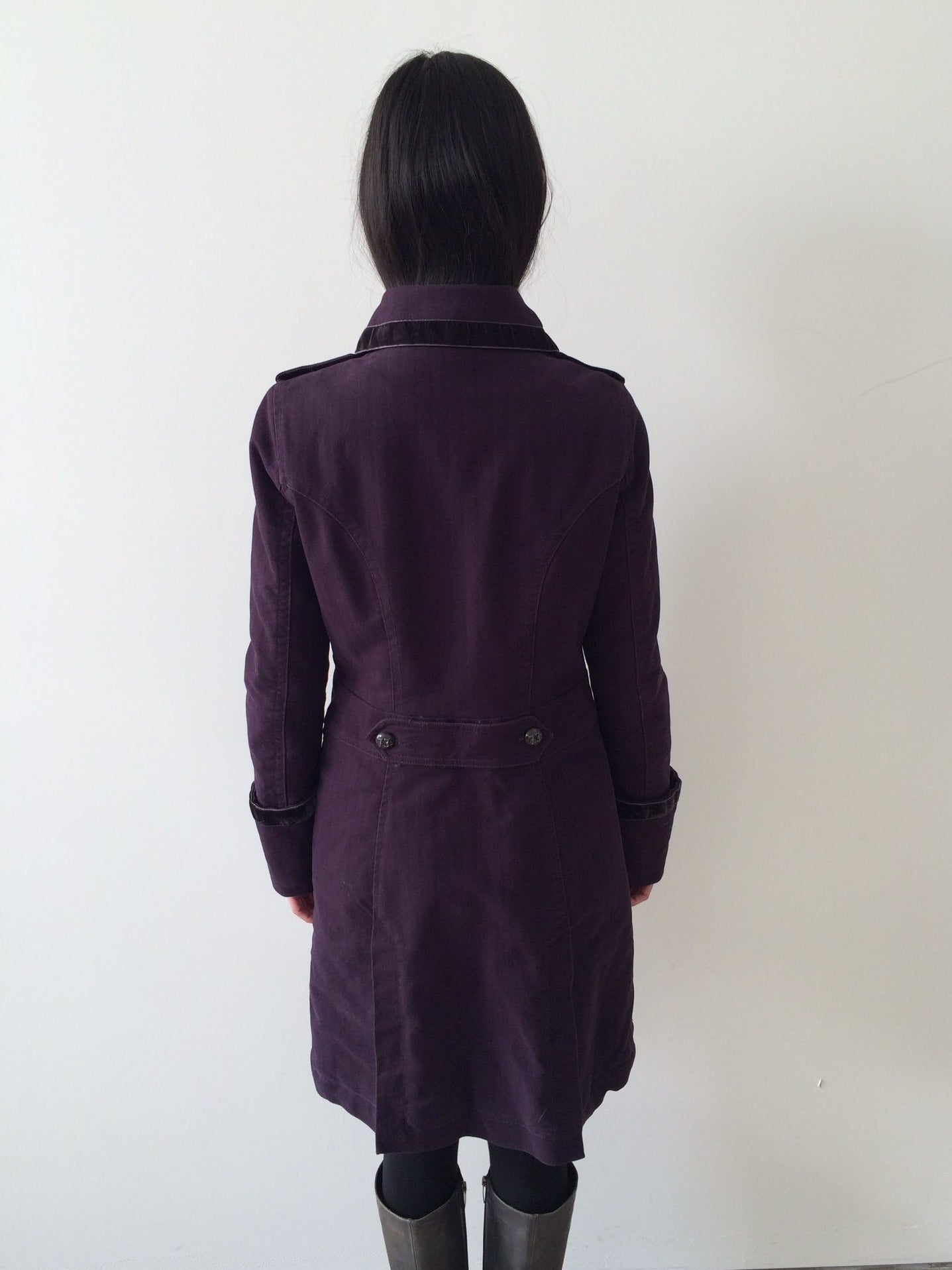 mid length military/band style coat
