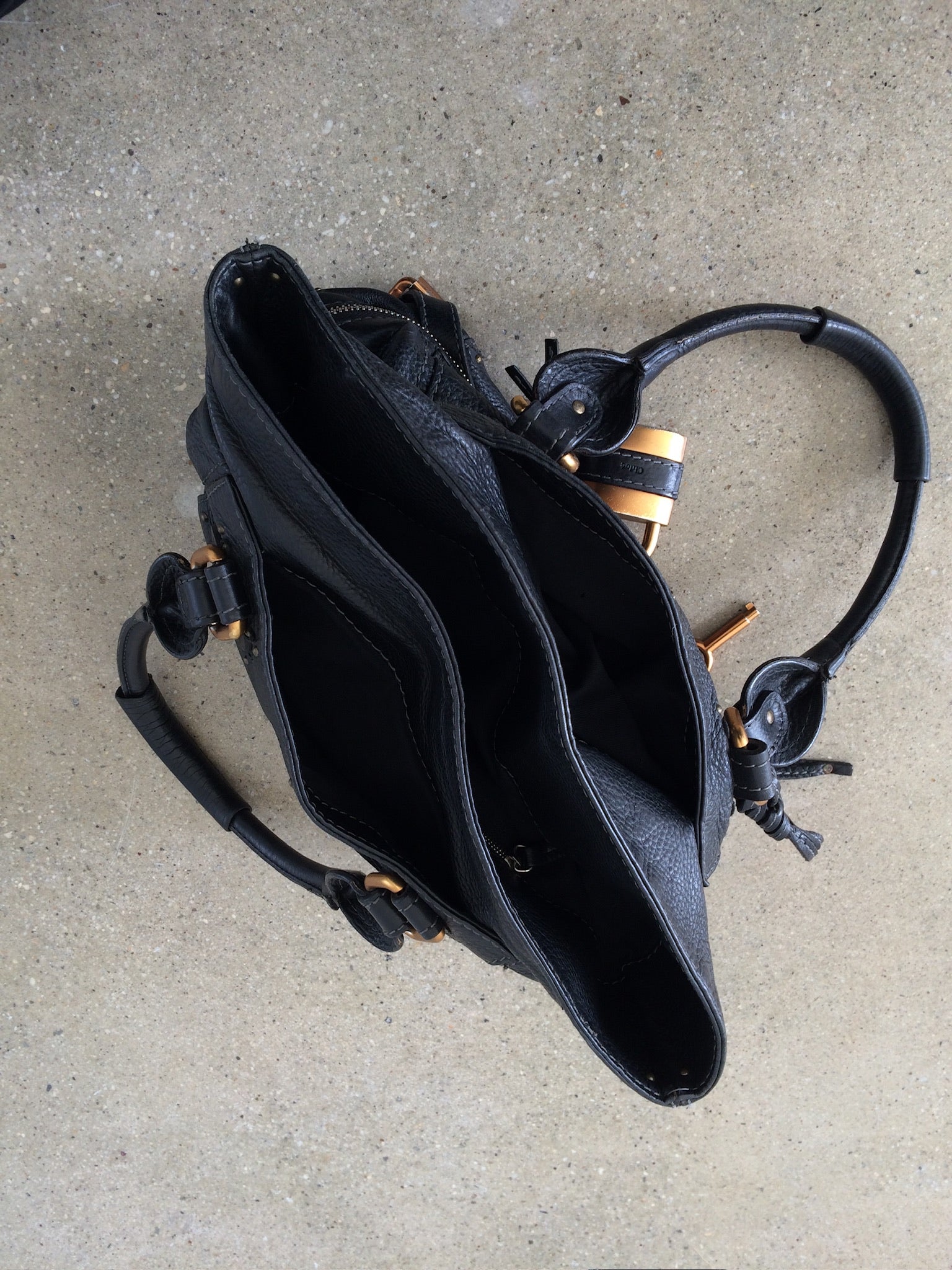 vintage chloe paddington tote bag