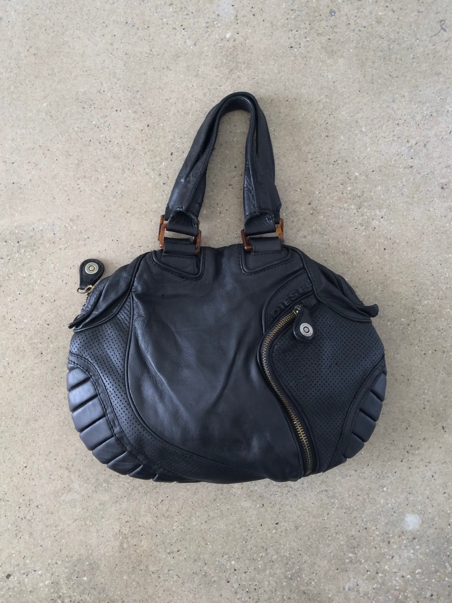 vintage diesel football bag
