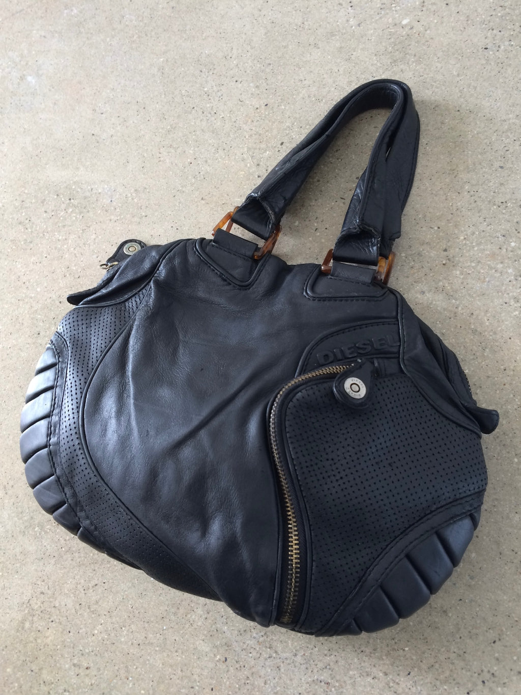 vintage diesel football bag