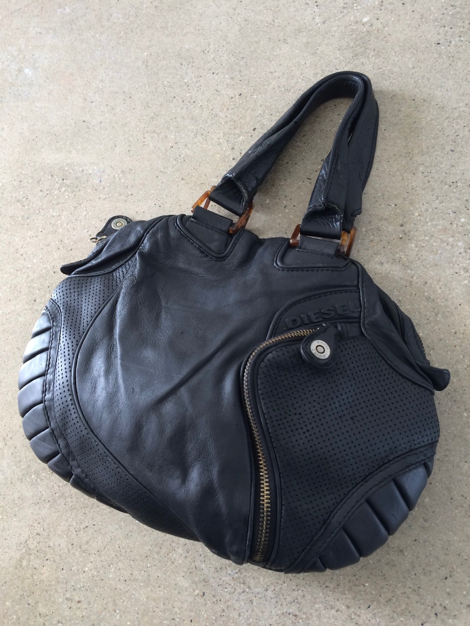 vintage diesel football bag