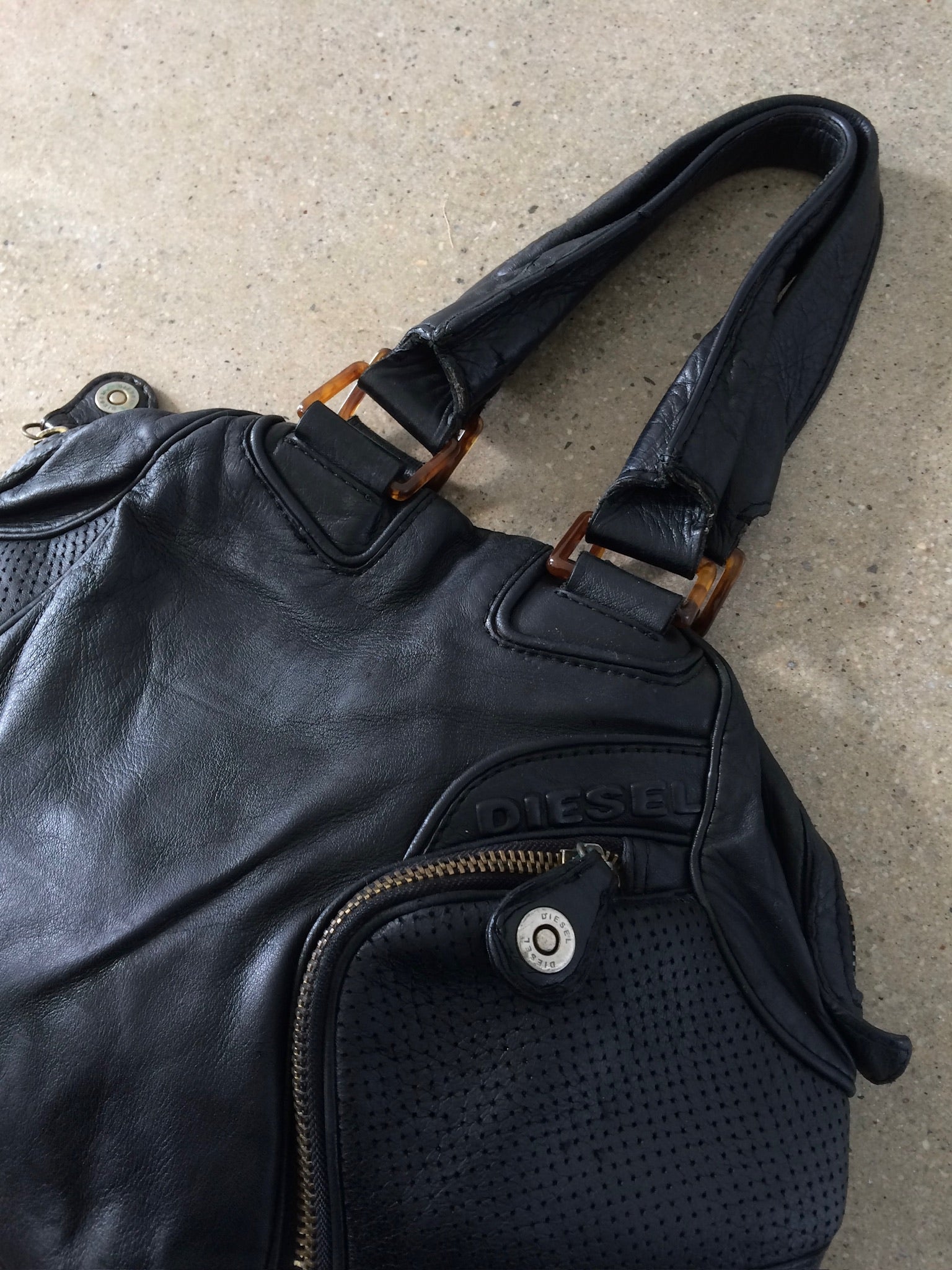 vintage diesel football bag