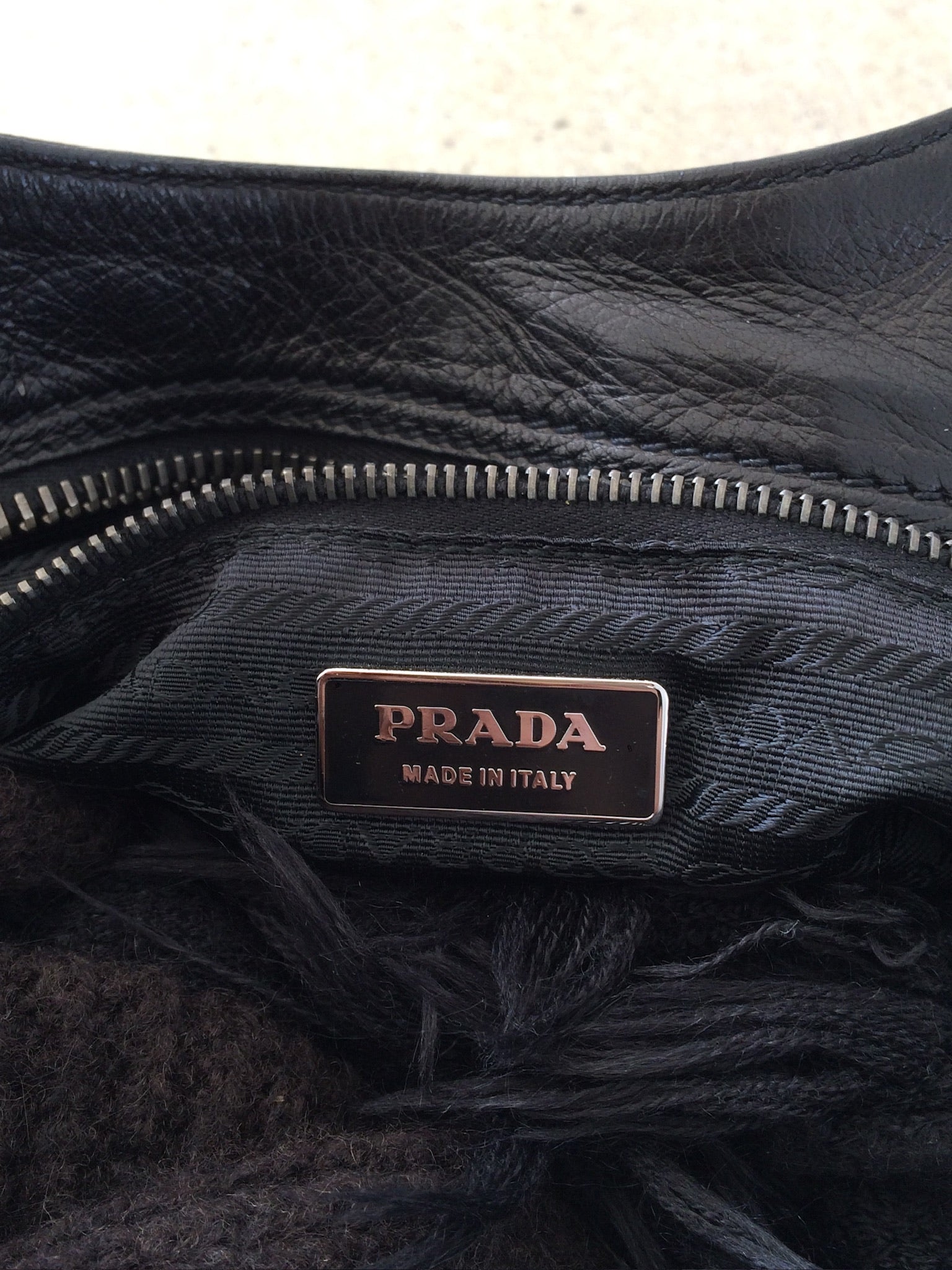 vintage prada pocket flap bag