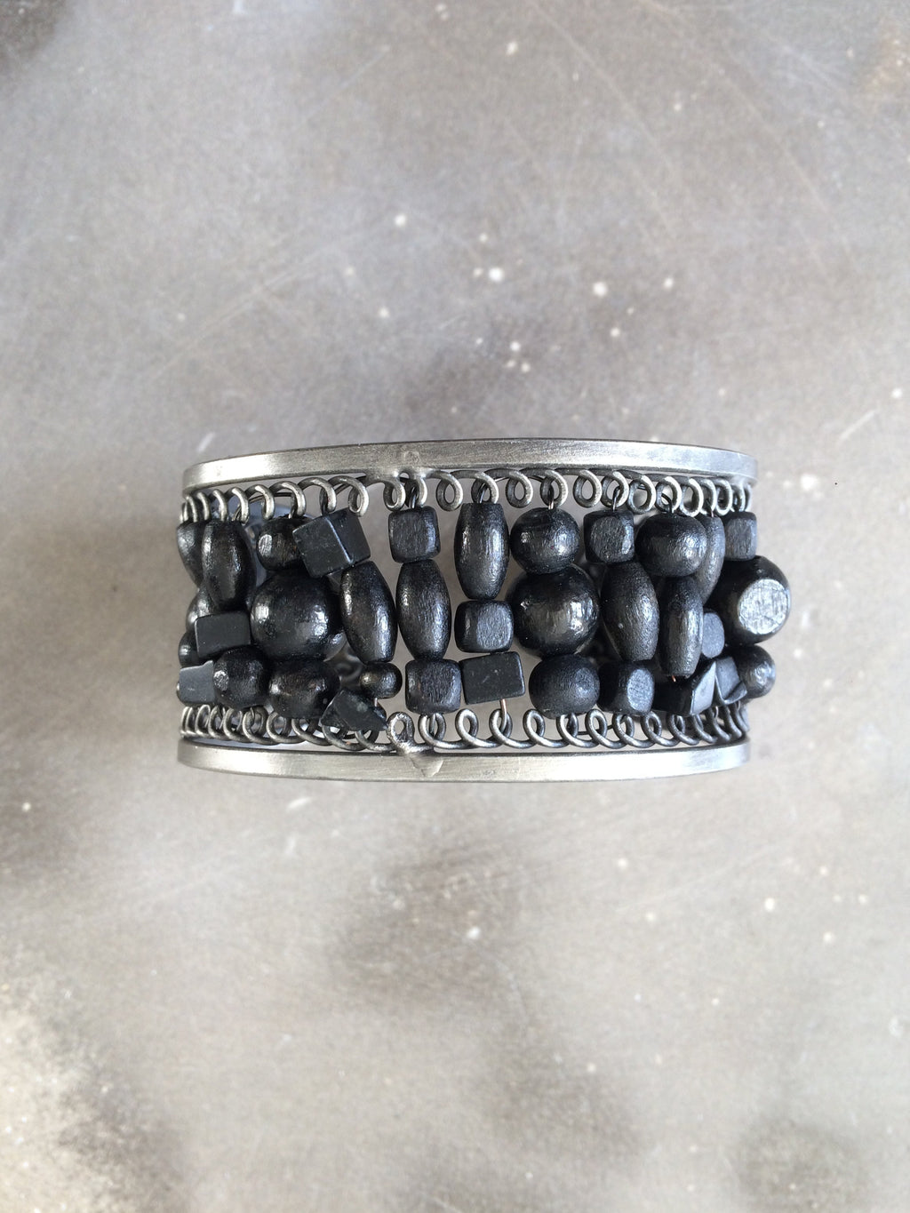 handmade beaded cuff