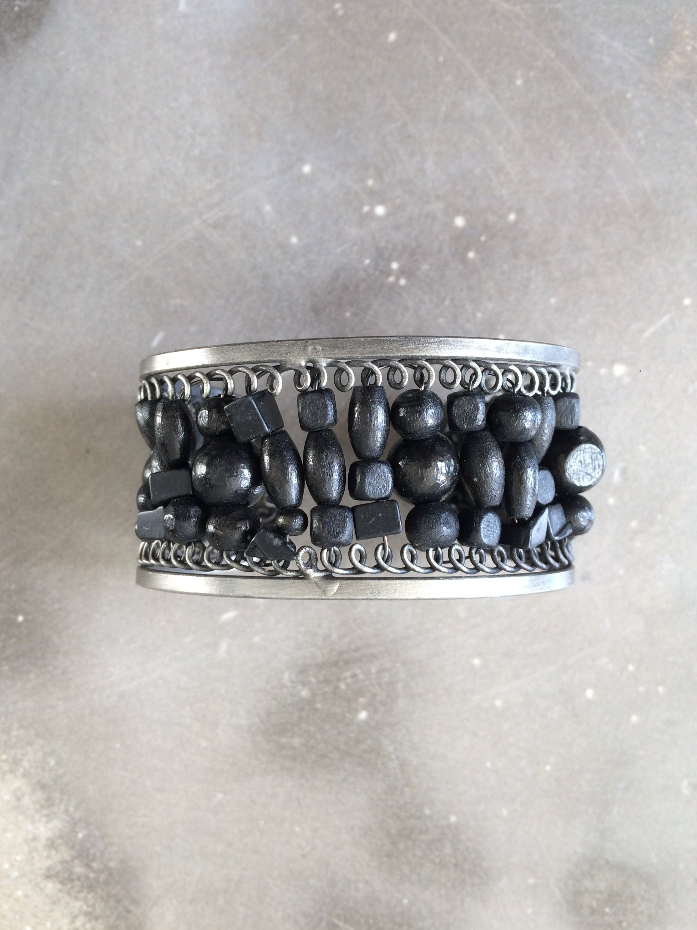 handmade beaded cuff