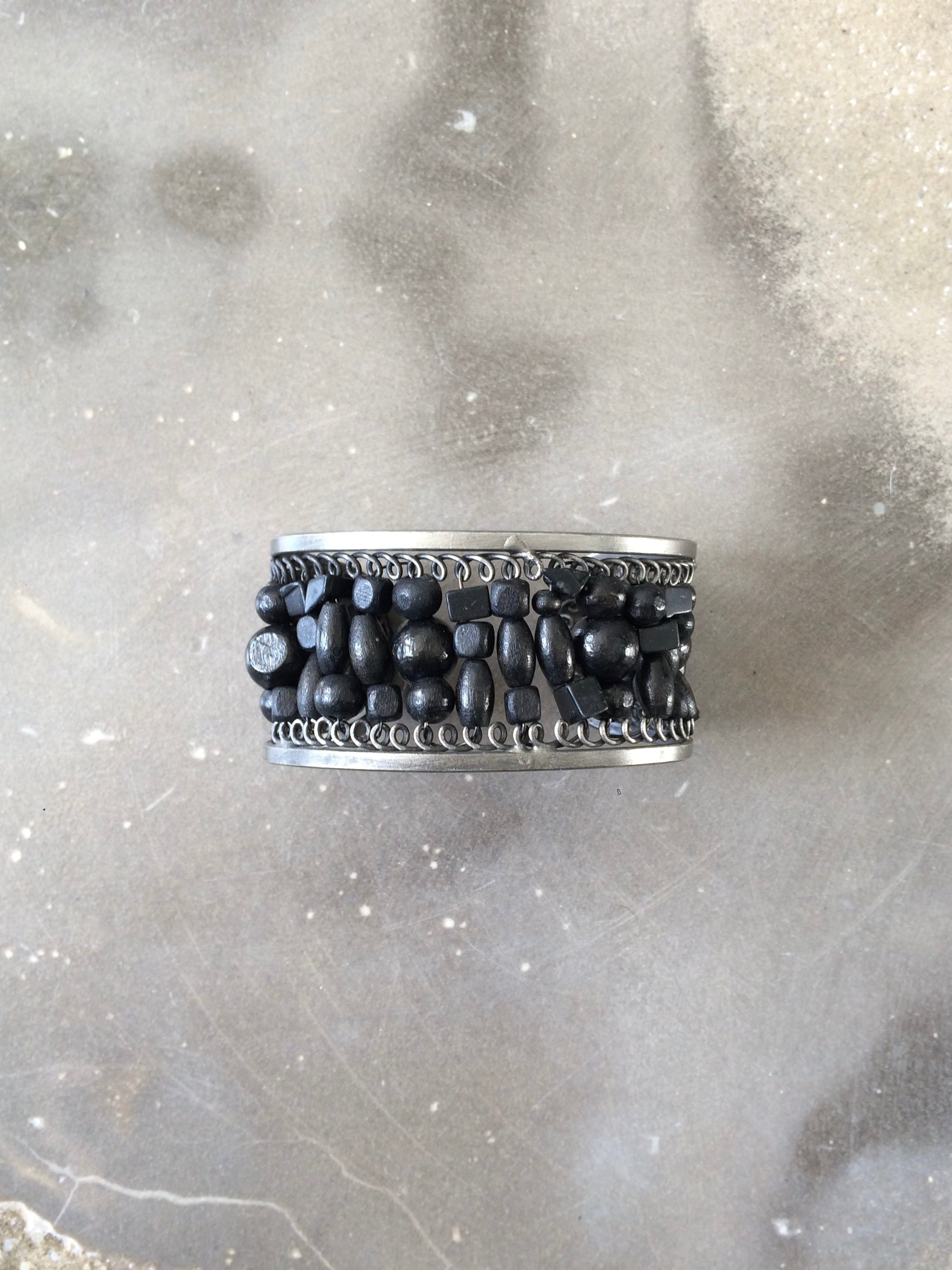 handmade beaded cuff