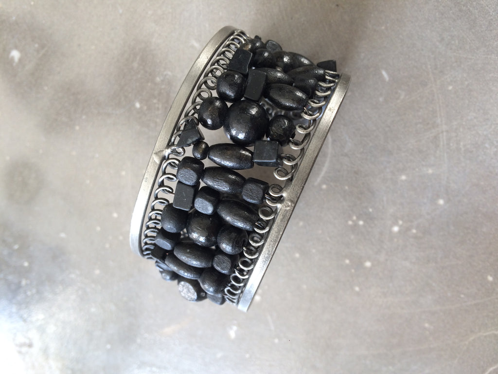handmade beaded cuff