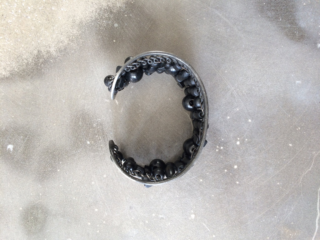 handmade beaded cuff