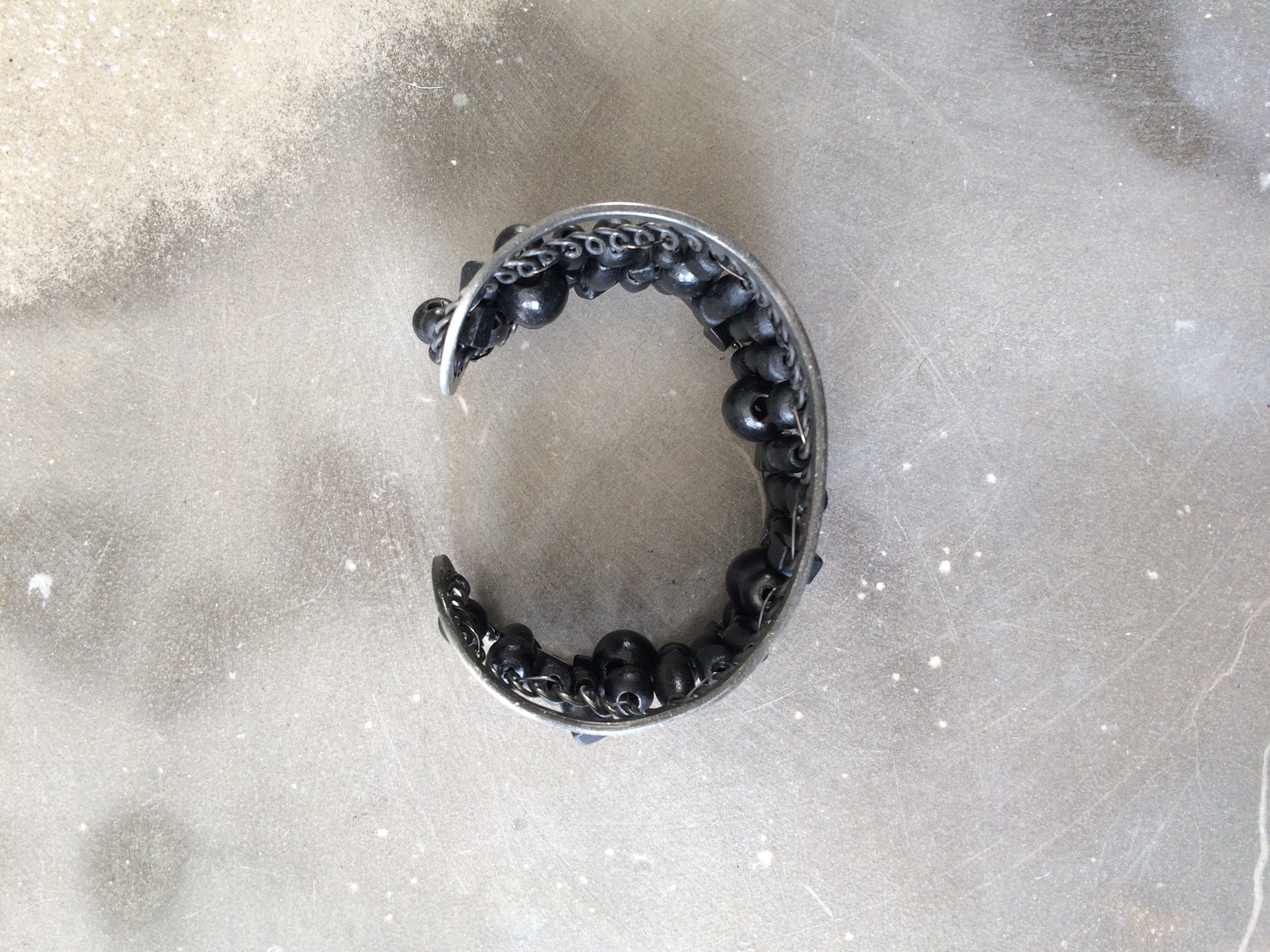 handmade beaded cuff