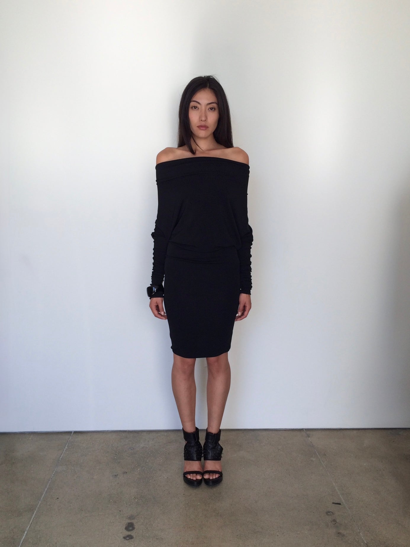 patrizia pepe long sleeve dress